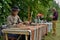 Living Heart Festival held in the area of the open-air museum in Jindrichovice. In the meadow at the mill a meeting of open hearts