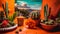 Living Mexico: The magic of orange, props and cacti in a tribute to culture and nature