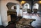 Living room in Bran Castle, Transylvania, Romania