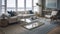 Living room decor, home interior design . Contemporary Coastal style