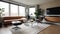 Living room decor, home interior design . Modern Minimalist style