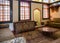 Living room interior, Harem building of the Khan Palace, Bakhchisarai, Crimea