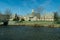 Livingston Manor, NY / United States - April 19, 2020: A view the Livingston Manor Central School