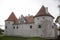 Livonia Order Castle was built in the middle of the 15th century. Bauska Latvia in autumn