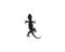 Lizard Chameleon Gecko Silhouette black vector 10