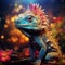 Lizard, goanna, australia  Made With Generative AI illustration