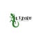 Lizard logo vector. Reptile logo vector. Wild animal logo template