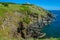 Lizard Point, Cornwall with lighthouse and cliffs