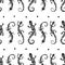 Lizards. Seamless pattern.