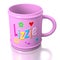 Lizzie personalized plastic mug