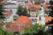 Ljubljana center - cathedral and central market, Slovenia