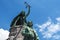 Ljubljana, France PreÅ¡eren, statue, monument, skyline, PreÅ¡eren Square, Slovenia, Europe, panoramic view, art, Muse, poetry