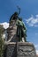 Ljubljana, France PreÅ¡eren, statue, monument, skyline, PreÅ¡eren Square, Slovenia, Europe, panoramic view, art, Muse, poetry