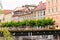 Ljubljana temporary wooden footbridge