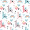 Llama Alpaca  Valentine\\\'s Day seamless pattern stock illustration. Abstract  Albino  Animal  Animal Hair  Animal Wildlife