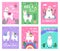 Llama cute poster. Alpaca greeting cards with inspiration quotes, hand drawn ethnic colorful peruvian llamas posters