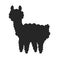 Llama Silhouette Vector. Best Llama Icon Vector Illustration EPS