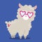 LLAMA VALENTINE GREY 03