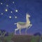 Llama, who was caught in the constellation