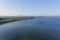 From Llanbedrog across Cardigan Bay to the distant Eryrii National Park at dusk