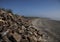 Llanbedrog, Wales, the seaside on a sunny day - the rocks.