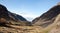 Llanberis Pass in Snowdonia North wales