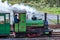 LLANBERIS, WALES/UK - OCTOBER 7 : LLanberis Lake Railway at LLanberis in Wales on October 7, 2012. unidentified people