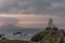 The Llanddwyn island lighthouse, Twr Mawr at Ynys Llanddwyn on Anglesey, North Wales