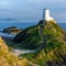 Llanddwyn Lighthouse Wales Sunset - Snowdonia