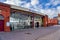 Llandudno train station front facade of building