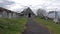 Llandudno , Wales, UK - April 22 2018 : St Tudno`s church and cemetery on the Great Orme at Llandudno, Wales, UK