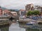 Llanes port in Asturias Spain at the afternoon