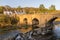 Llangollen bridge over Dee river. Llangollen, Denbighshire, Wales, UK