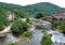 Llangollen railway and River Dee North Wales 