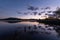 Llangorse Lake, Brecon Beacons at Sunset