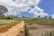 Llano Grande, Antioquia / Colombia November 15, 2018 Workers in a road construction.