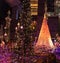 Llumination of the Christmas & New Year light at Shiodome in the theme of Beauty of the Beast on NOV 25, 2017, Tokyo Japan