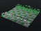 Lluminous green glass chess board