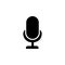 llustration of Mic sign. Karaoke microphone icon. Mic vector icon. Microphone vector icon. Broadcast mic sign. EPS 10 flat symbol