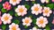 llustration seamless pattern floral, white flowers wallpaper for textile design, wallpaper, wrapping paper, and packaging design