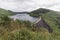 Llyn Clywedog Dam near Llanidloes in Powys, mid Wales