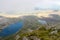 Llyn y Gadair and Llyn Gafr from Cadiar Idris, Dolgellau, Snowdonia, North Wales