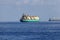 LNG TANKER - Ship at a gas terminal in a seaport in Tenerife