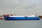LNG tanker ship in the port of Cristobal, Panama.