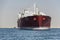 LNG vessel delivers natural gas.