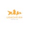 Loach fish modern logo design