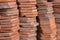 Load of bricks in stock for construction