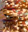 Load of colourful construction timber