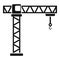 Load crane icon, simple style