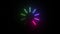 Loading circle icon on black background. Buffering Spinner download or upload progress. Colorful rainbow Loader. Lines